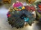 (R6) LOT OF BEAUTIFUL MARDI GRAS MASKS, CONSTRUCTED PRIMARILY OF FEATHERS. BUY THIS LOT AND THE