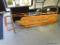 (R6) YANKEE CLIPPER ANTIQUE SLED WITH NICE GRAPHICS. MEASURES 60 IN LONG OVERALL. IT DOES NEED A