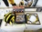 (R2) LOT OF STEELERS MEMORABILIA: CROCHETED AFGHAN. SUPER BOWL XL CHAMPIONS PLAQUE. UNFRAMED PHOTO