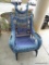 (O) ANTIQUE WICKER ROCKING CHAIR, LOOKS TO BE VICTORIAN. WITH SOME RESTORATION THIS WILL MAKE A