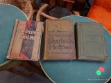 (R6) 3 VINTAGE BOOKS: THE RETURN OF SHERLOCK HOLMES. SHERLOCK HOLMES. AND TALE OF TWO CITIES.