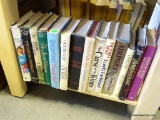 (R3) SHELF LOT OF BOOKS: MY ENEMY THE QUEEN. THE SECRET WOMAN. THE QUEENS CONFESSION. AIRPORT. LORD