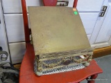 (R3) VERY ORNATE GOLD TONED ADJUSTABLE BOOK STAND: 11