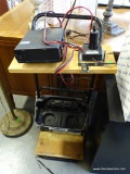 (R4) POWER CLEAN CADDY WITH ATTACHED ICOM CB RADIO (NEEDS A FACE): 16.5