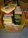 (TABLE) BOX LOT OF VINTAGE BOOKS: 2 COPIES OF THE 