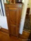 (KIT) VINTAGE PINE PIE SAFE WITH A DOUBLE PANELED DOOR AND 4 INTERIOR SHELVES. IN EXCELLENT