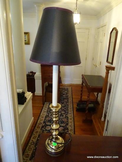 (KIT) BRASS LAMP WITH SHADE: 5"x25"