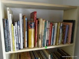 (LR) SHELF LOT OF BOOKS: HIGHLAND CLANS AND TARTANS. WILLIAMSBURG BEFORE AND AFTER. THE HISTORY OF