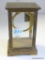 REG. BRASS FRENCH CRYSTAL BEVELED GLASS *CASE ONLY* 8.75'' TALL 5.5'' WIDE. RETAIL PRICE $50