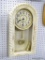 CROWN QUARTZ WALL CLOCK WITH WESTMINSTER CHIME. MEASURES 23