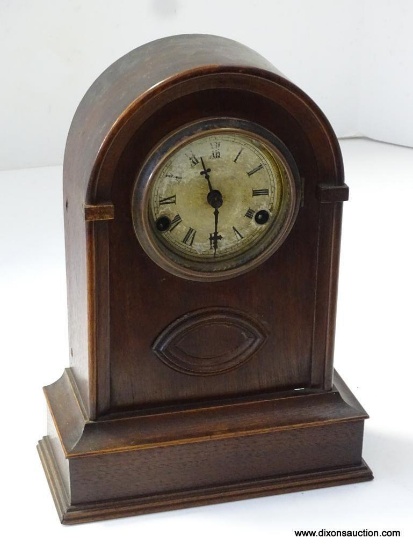 IL 30 HOUR SHELF CLOCK WITH PENDULUM, TIME AND STRIKE 12.25'' TALL 9'' WIDE RETAIL PRICE $295