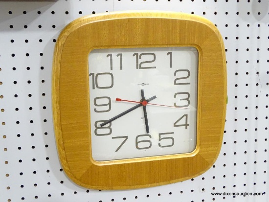 HOWARD MILLER "THE ALPINE" WALL CLOCK MEASURES 14"T X 14"W