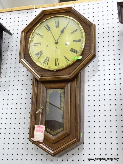 HAMILTON WALL CLOCK MEASURES 29"T X 14"W RETAIL PRICE $625