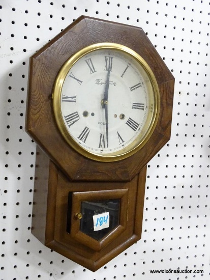MONTGOMERY WARD & CO. 30 DAY REGULATOR CLOCK MEASURES 19"T X 12"W