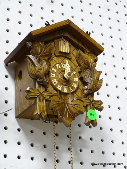 1 DAY CUCKOO CLOCK MEASURES 8"T X 6"W