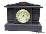 SESSIONS BROWN 8-DAY MANTLE CLOCK WITH T/S. MEASURES 12