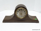 HAMILTON - SANGAMO ELECTRIC TAMBOUR MANTLE CLOCK. .MEASURES 9