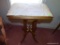 (1ST FLR BR) VICTORIAN END TABLE WITH LOWER CENTER FINIAL: 23