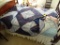 (2ND FLR MASTER BR) FULL SIZE MATTRESS AND BOX SPRING. INCLUDES ALL LINENS ON THE BED AND PILLOWS.