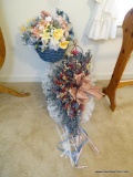 (2ND FLR BACK BR) LOT OF ARTIFICIAL FLORAL ARRANGEMENTS