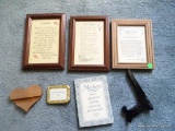 (2ND FLR BR 1) LOT OF FRAMED MOTHER APPRECIATION QUOTES