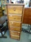 (A1) PINE 6 DRAWER LINGERIE CHEST 17.5X17.5X49.5