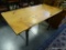 (A2) VINTAGE FARM TABLE. PINE 2 BOARD TOP. *THE PERFECT COUNTRY BREAKFAST TABLE* 56X27X29. HARD TO