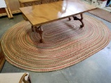 (A2) 9FT X 12FT BRAIDED RUG.