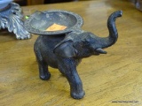 (A2) VINTAGE CAST ELEPHANT ASHTRAY. 4X5