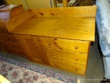 (A3) PINE DRY SINK 48X23X36. IS IN OVERALL GOOD CONDITION
