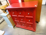 (A5) DARBY ACCENT CHEST. 3 DRAWERS. IN GOOD CONDITION. 32X15X35.5