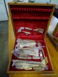 (A5) VINTAGE SET OF SIAM BRONZE FLATWARE IN THE ORIGINAL CASE.