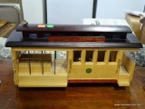 (A5) SAN FRANCISCO MUNICIPAL RY TROLLEY STYLE MUSIC BOX: 