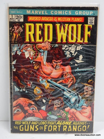 RED WOLF MASKED AVENGER OF THE WESTERN PLAINS, ISSUE NUMBER 1 1972 B&B VGC