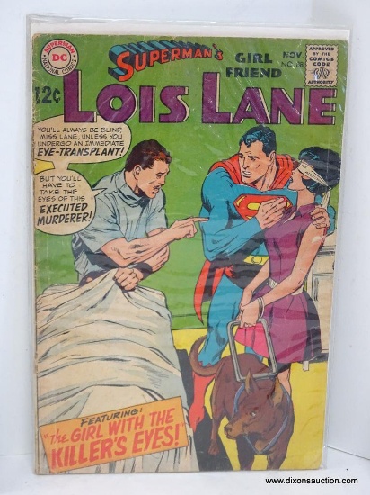 SUPERMAN'S GIRLFRIEND LOIS LANE FEATURING: "THE GIRL WITH A KILLER EYES!" ISSUE NO.88, B&B GC $0.12