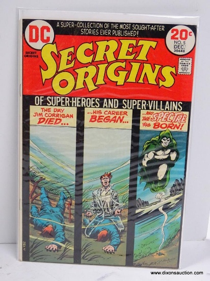 SECRET ORIGINS OF SUPER-HEROES AND SUPER-VILLAINS. ISSUE NO. 5 1973 B&B VGC