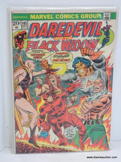 DAREDEVIL AND THE BLACK WIDOW. ISSUE 105 1973 B&B VGC