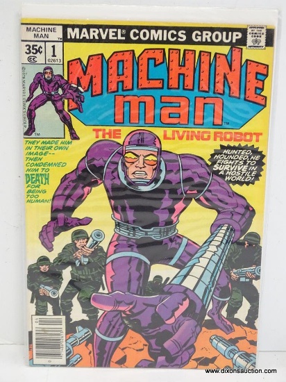 MACHINE MAN THE LIVING ROBOT ISSUE NO. 1 1978 B&B VGC