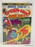 MARVEL TEAM-UP FEATURING SPIDER-MAN AND THE HUMAN TORCH ISSUE NO. 10 1973 B&B VGC $0.20 COVER PRICE