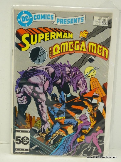 SUPERMAN VS. THE OMEGA MAN ISSUE NO. 89. 1986 B&B COVER PRICE $.75 VGC
