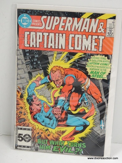SUPERMAN AND CAPTAIN COMET ISSUE NO. 91. 1986 B&B COVER PRICE $.75 VGC