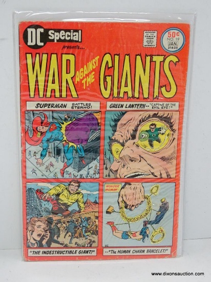 WAR AGAINST THE GIANTS ISSUE NO. 19. 1976 B&B COVER PRICE $.50 GC