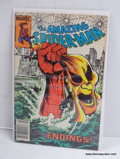 THE AMAZING SPIDER-MAN "ENDINGS!" ISSUE NO. 251. 1983 B&B COVER PRICE $.60 VGC