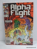 ALPHA FLIGHT ISSUE NO. 24. 1985 B&B COVER PRICE $1.25 GC