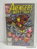 AVENGERS WEST COAST ISSUE NO. 51. 1988 B&B COVER PRICE $1.00 VGC