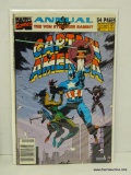 CAPTAIN AMERICA ISSUE NO. 10. 1991 B&B COVER PRICE $2.00 VGC