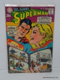 SUPERMAN ISSUE NO. 212. 1968 B&B COVER PRICE $.25 GC.