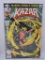 KA-ZAR THE SAVAGE ISSUE NO. 2. 1981 B&B COVER PRICE $.50 VGC