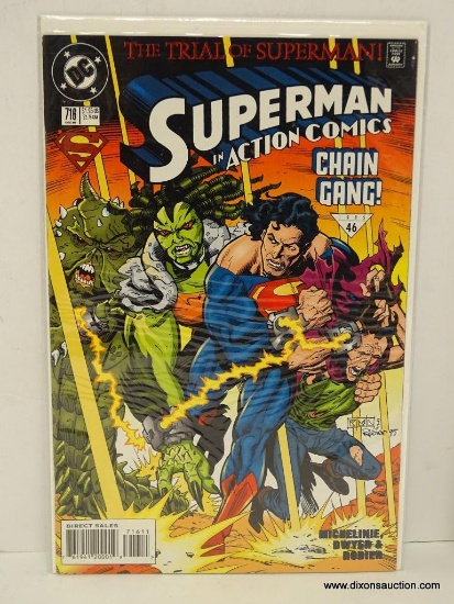 SUPERMAN IN ACTION COMICS "CHAIN GANG!" ISSUE NO. 716. 1995 B&B COVER PRICE $1.95 VGC