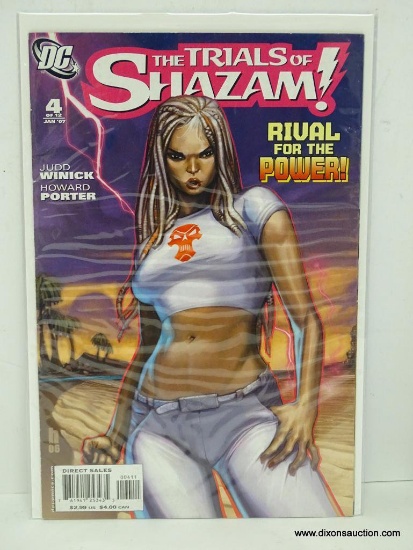 THE TRIALS OF SHAZAM! "RIVAL FOR THE POWER!" ISSUE NO. 4 OF 12. 2007 B&B COVER PRICE $2.99 VGC